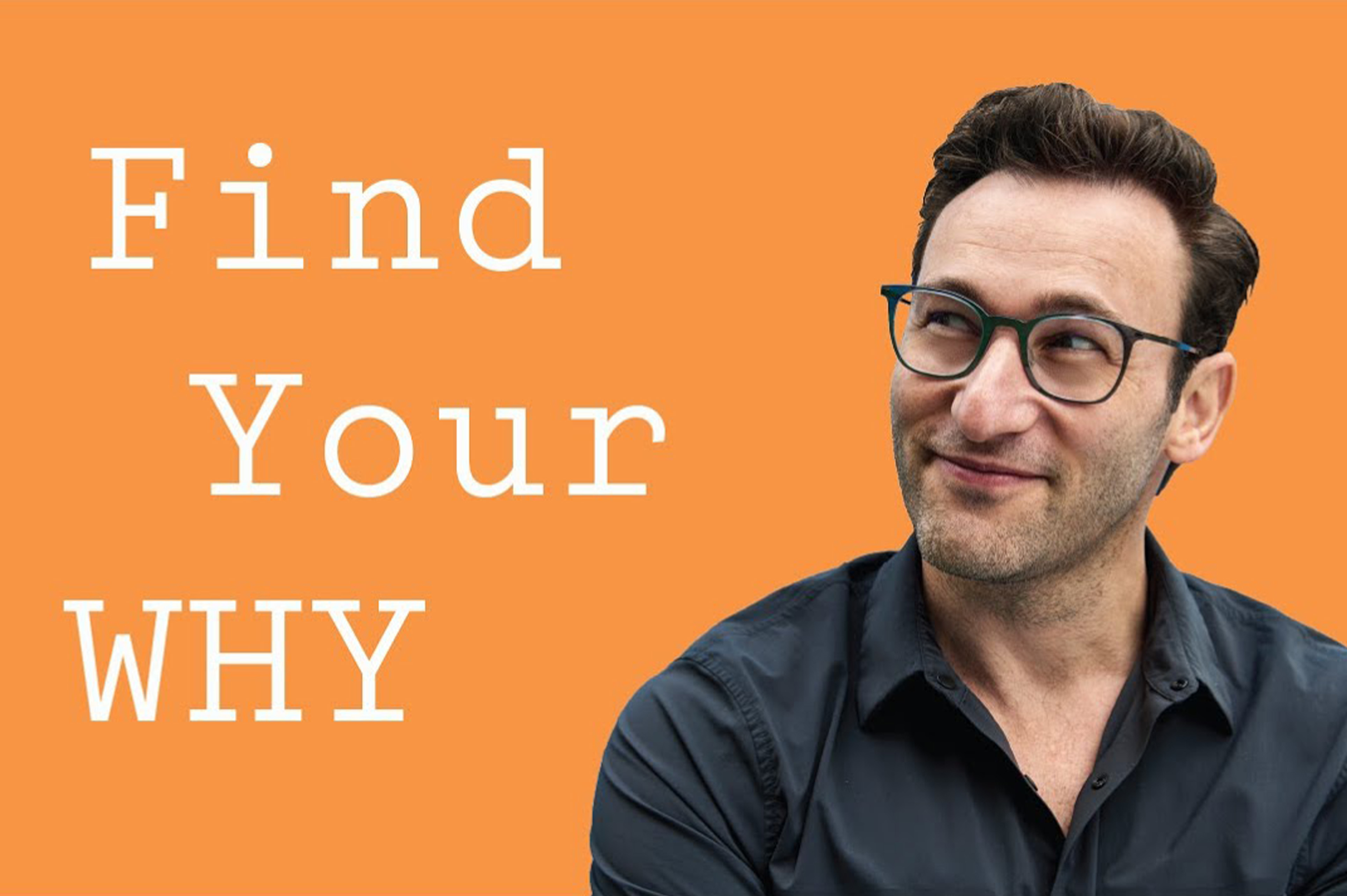 Pictue of Simon Sinek on the presenting on the stage