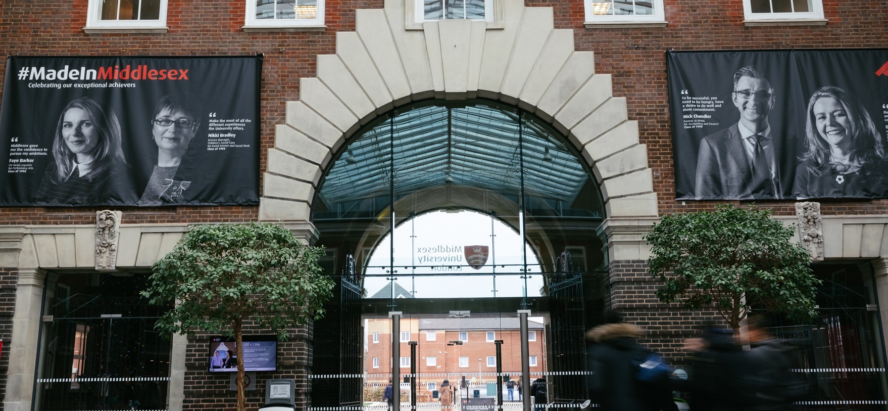 Image of the Quad at Middlesex University
